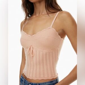 Aritzia Wilfred Soloist Tank XS coral blush